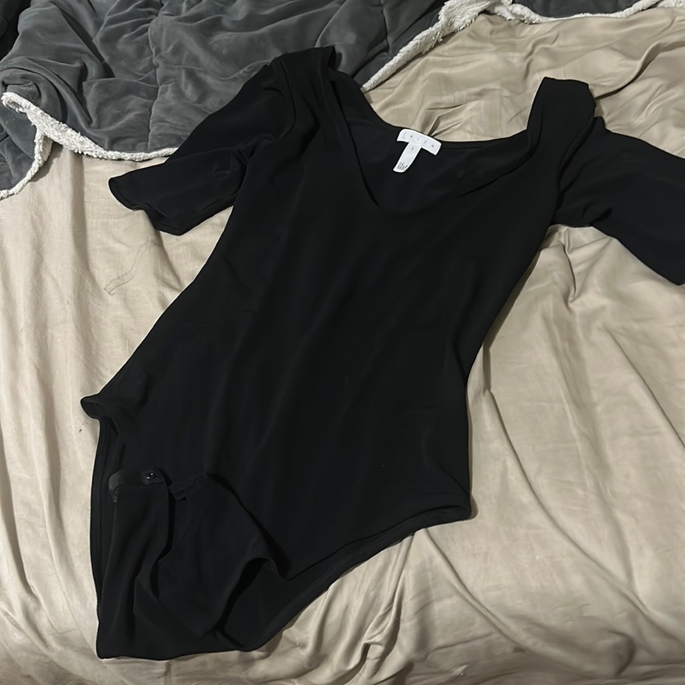 Black Leith body suit size small